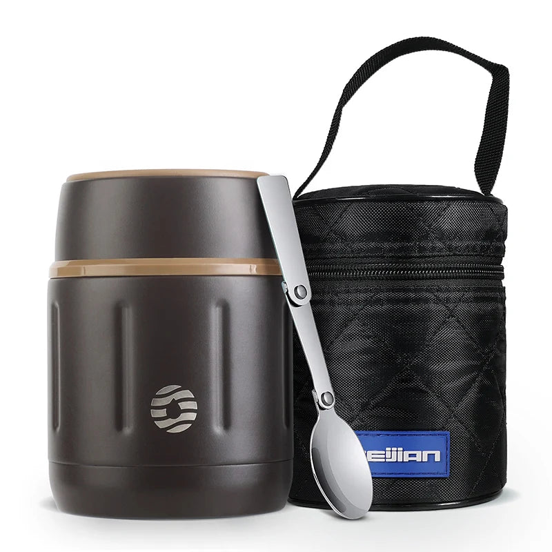 500ml Insulated Food Thermos Jar Leakproof with Spoon
