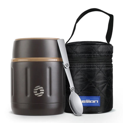500ml Insulated Food Thermos Jar Leakproof with Spoon