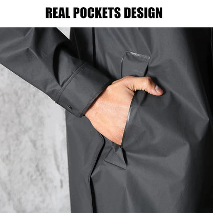 Waterproof EVA Rain Poncho for Hiking & Travel Protection