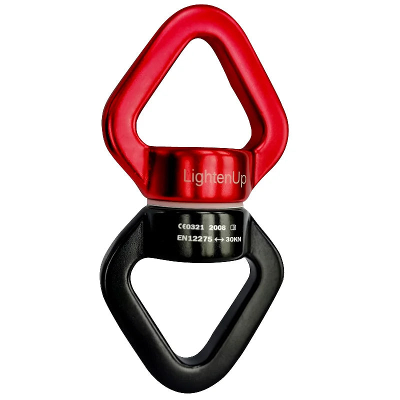 30KN Climbing Carabiner Swivel – Safe Rotating Rope Hook