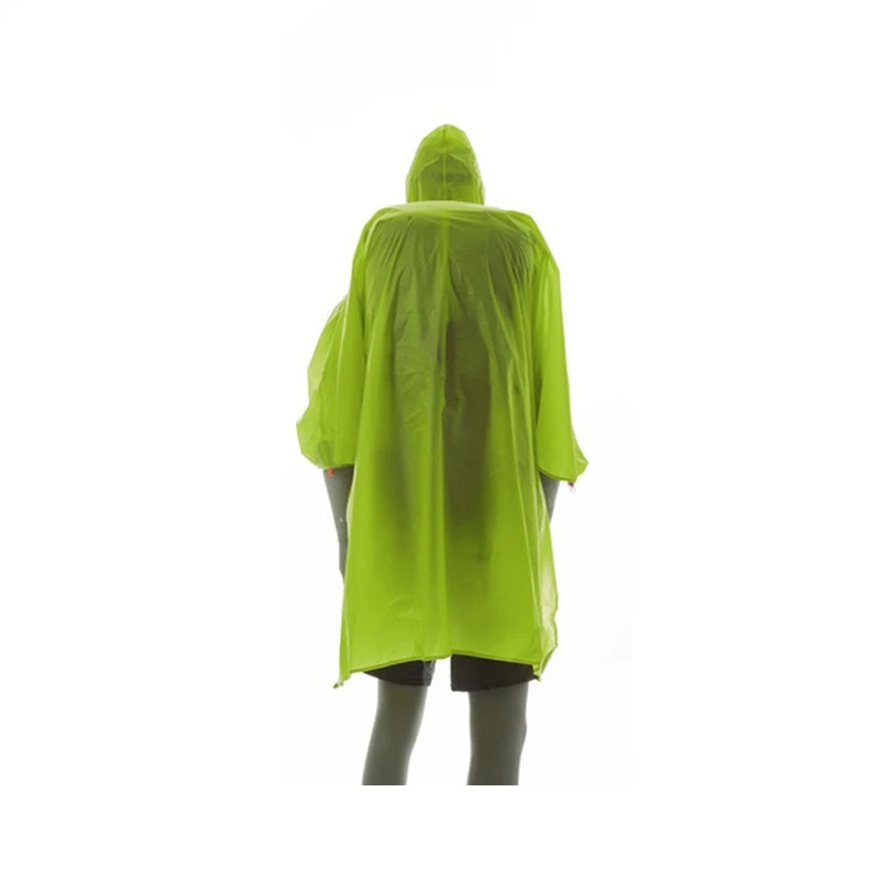 Ultralight Rain Poncho Tarp for Hiking & Camping