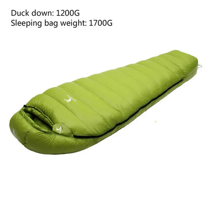 Ultralight Down Sleeping Bag for Winter Camping Warmth