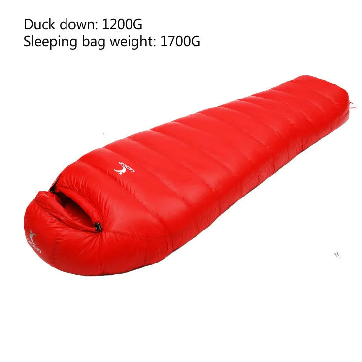 Ultralight Down Sleeping Bag for Winter Camping Warmth