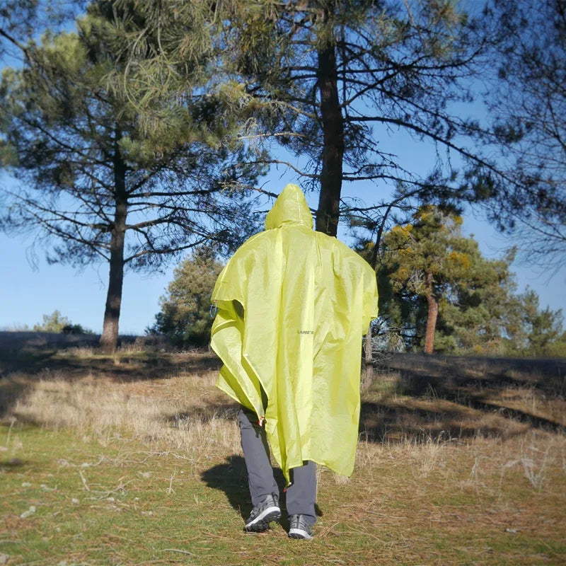 Ultralight Rain Poncho Tarp for Hiking & Camping