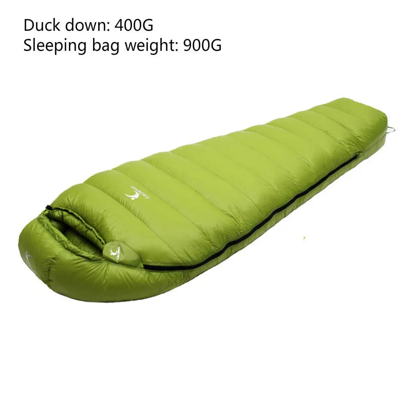 Ultralight Down Sleeping Bag for Winter Camping Warmth