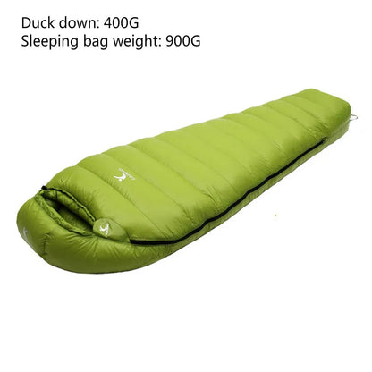 Ultralight Down Sleeping Bag for Winter Camping Warmth