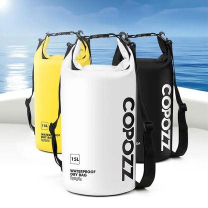 Waterproof Dry Bag 15L Roll Top for Outdoor Protection