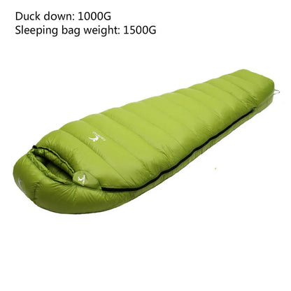 Ultralight Down Sleeping Bag for Winter Camping Warmth