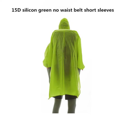 Ultralight Rain Poncho Tarp for Hiking & Camping