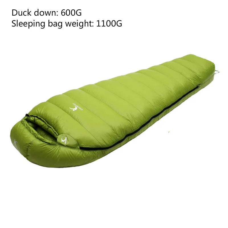 Ultralight Down Sleeping Bag for Winter Camping Warmth