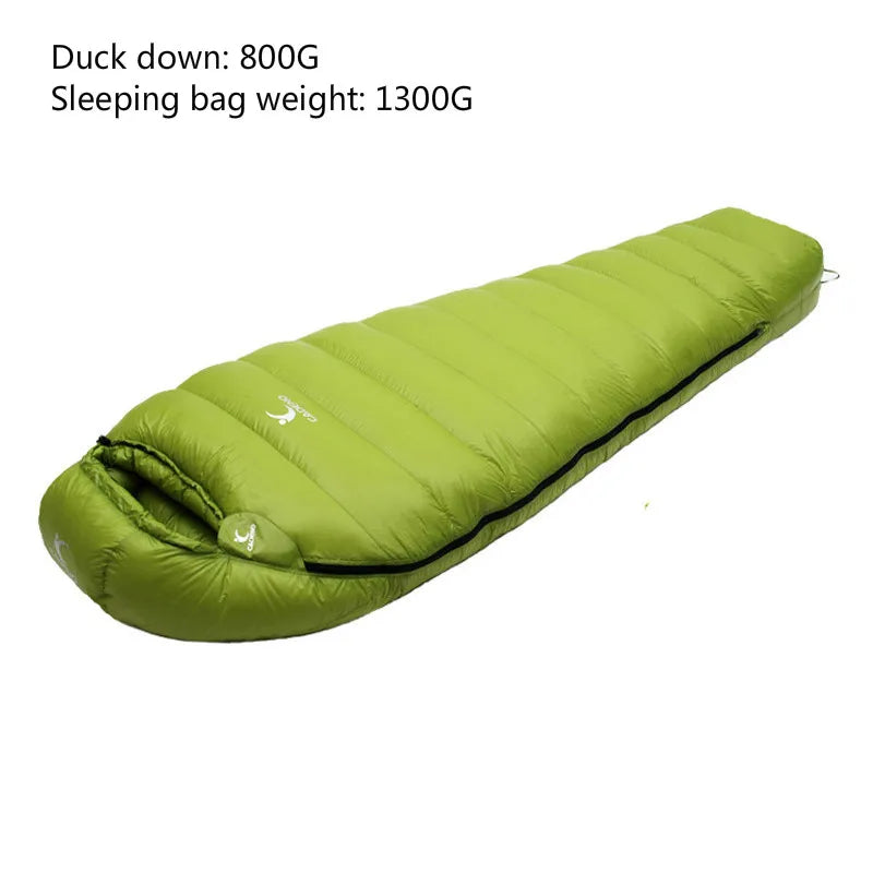 Ultralight Down Sleeping Bag for Winter Camping Warmth
