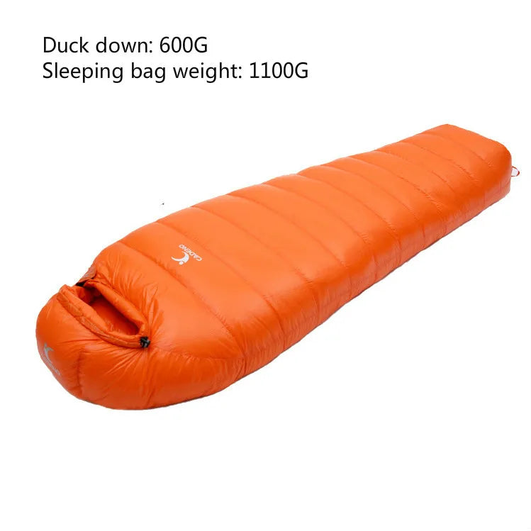 Ultralight Down Sleeping Bag for Winter Camping Warmth