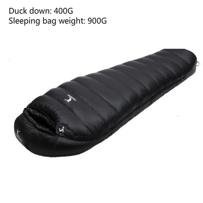 Ultralight Down Sleeping Bag for Winter Camping Warmth