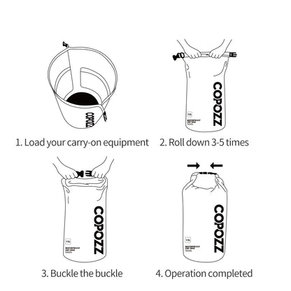 Waterproof Dry Bag 15L Roll Top for Outdoor Protection
