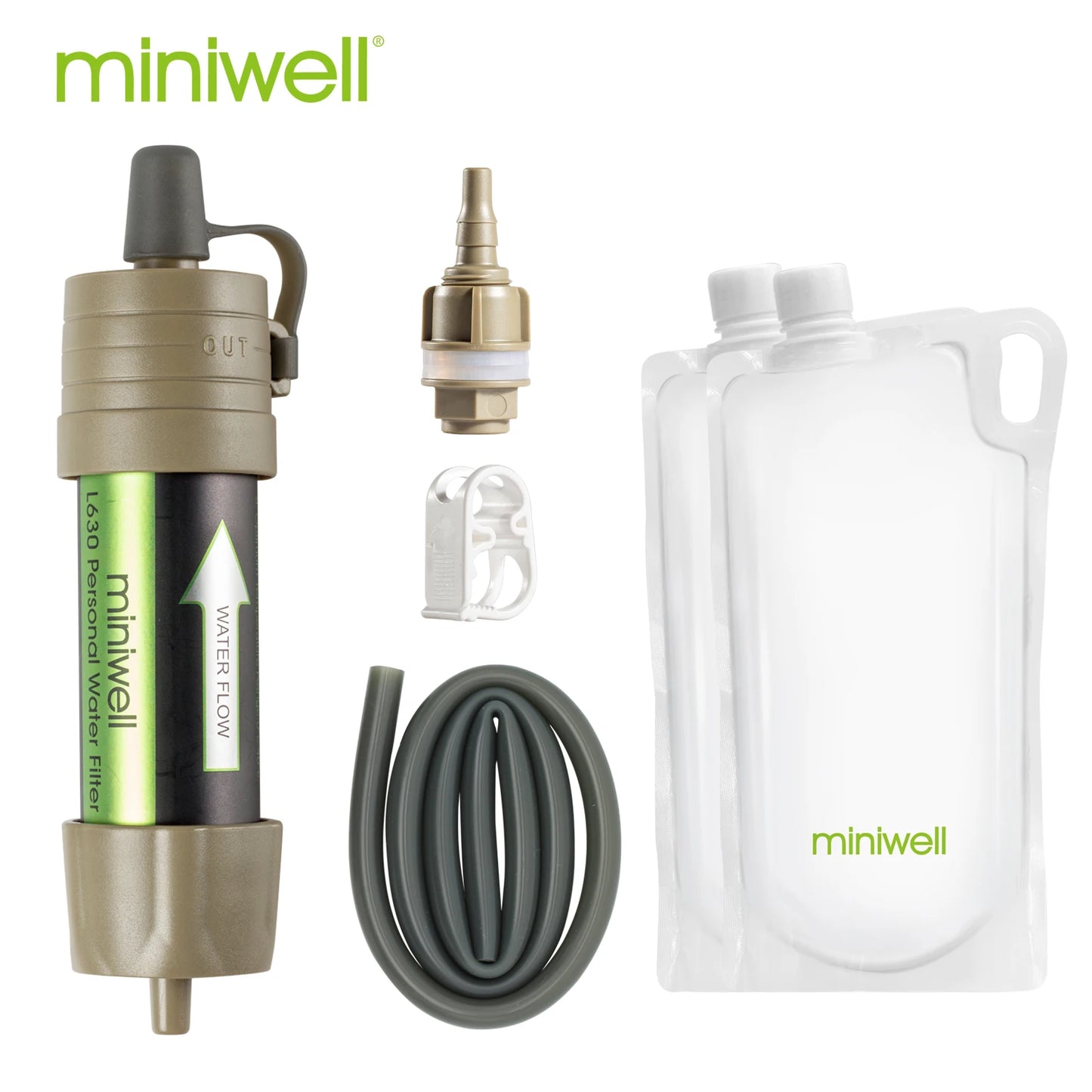 Personal Water Filter Straw for Safe Outdoor Drinking