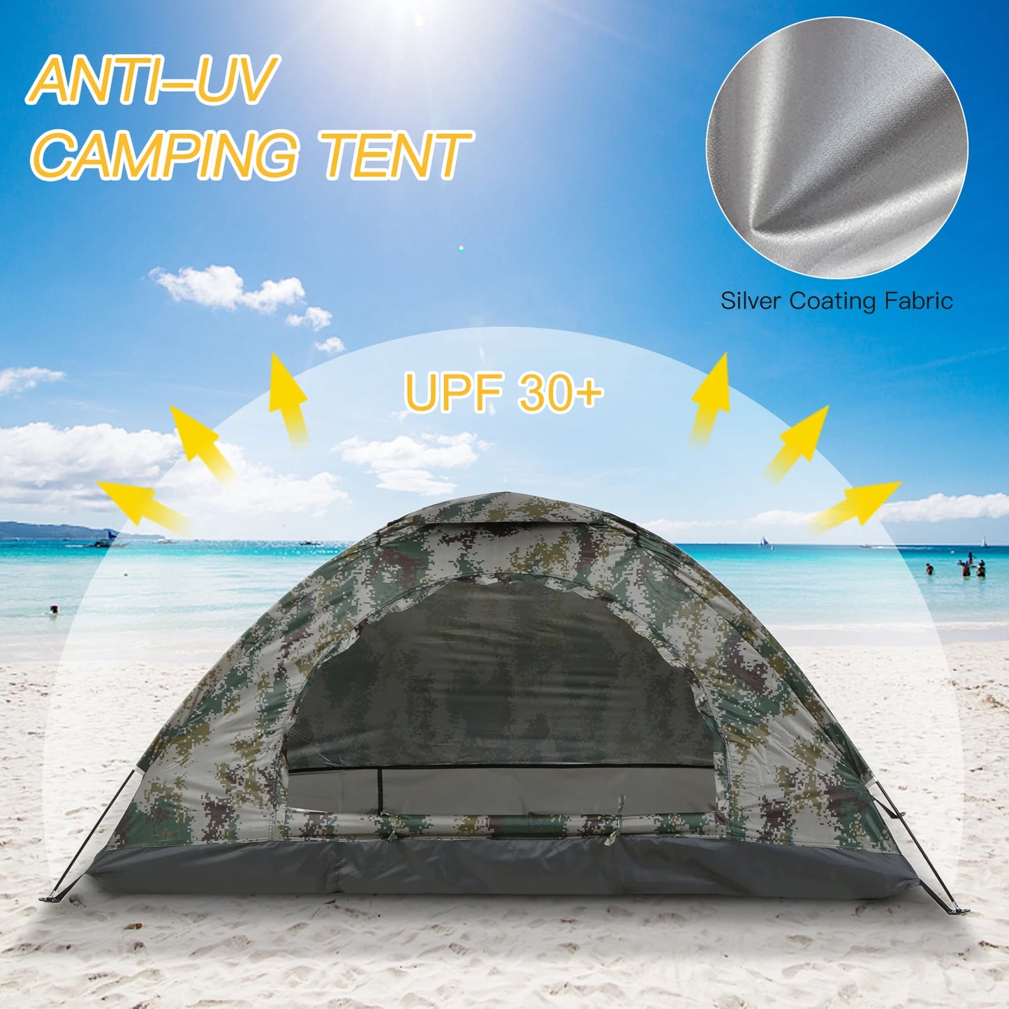 Ultralight 2 Person Camping Tent Lightweight UV Protection