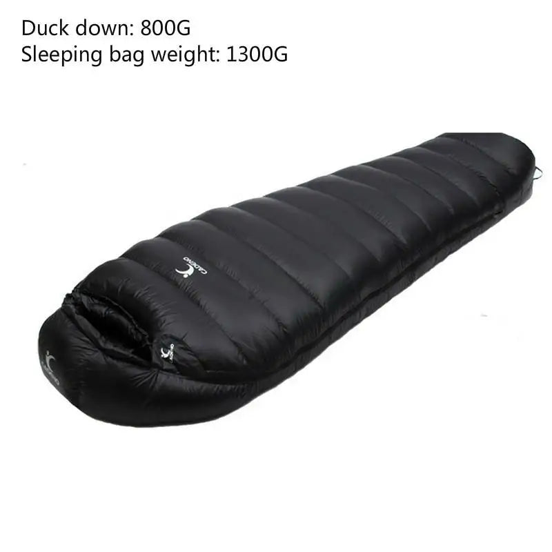 Ultralight Down Sleeping Bag for Winter Camping Warmth