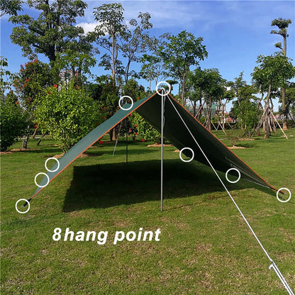 Ultralight Camping Tarp Shelter Waterproof & UV Protection