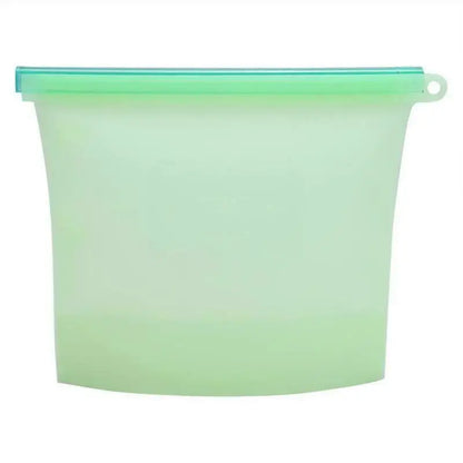Silicone Food Storage Bag – Reusable Leakproof 1000ml