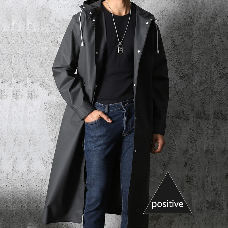 Waterproof EVA Rain Poncho for Hiking & Travel Protection