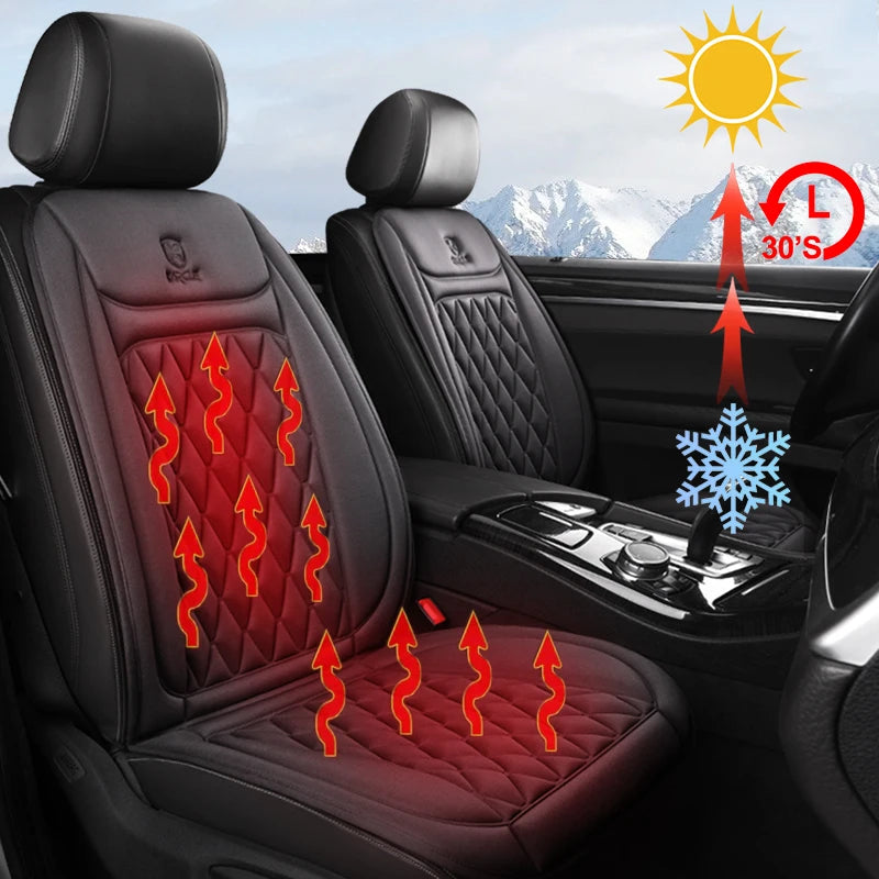 Heated Car Seat Cushion for Winter Driving Comfort