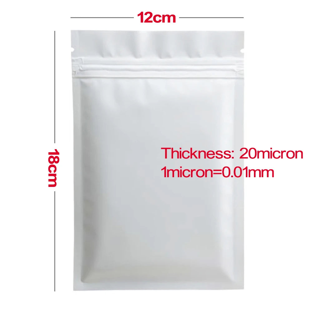 Mylar Ziplock Food Storage Bags – Smell Proof & Secure