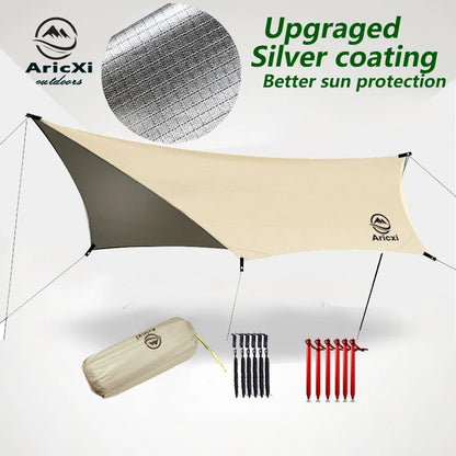 3.6x2.8m Sun Shelter Tarp – UV & Waterproof Protection