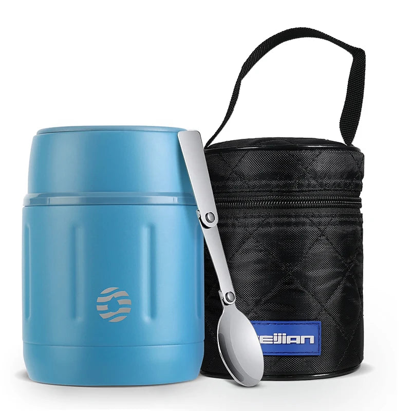 500ml Insulated Food Thermos Jar Leakproof with Spoon