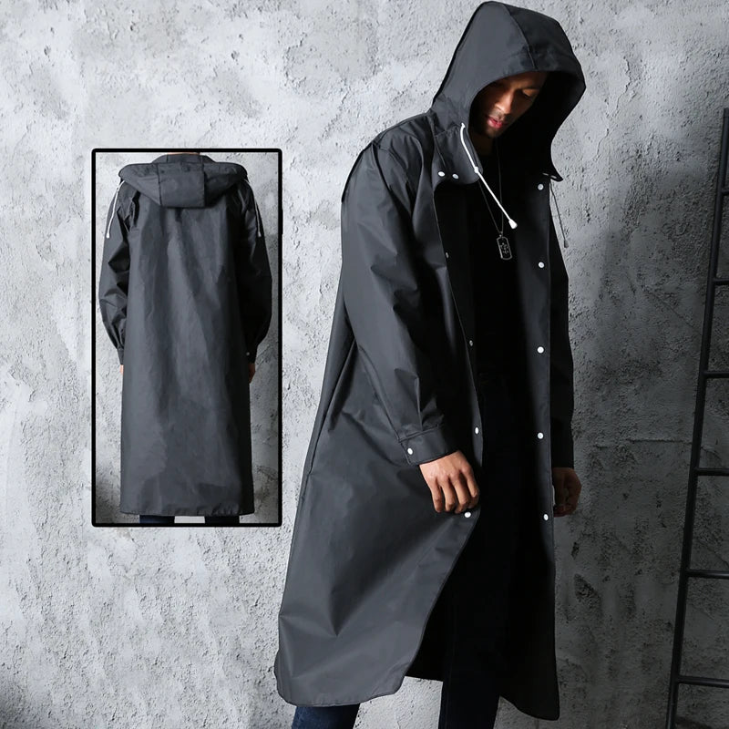 Waterproof EVA Rain Poncho for Hiking & Travel Protection