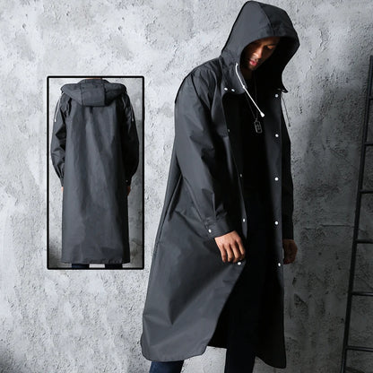 Waterproof EVA Rain Poncho for Hiking & Travel Protection