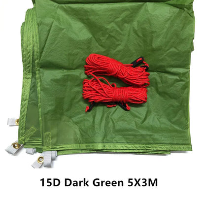 Camping Tent Tarp Waterproof Shelter Protection