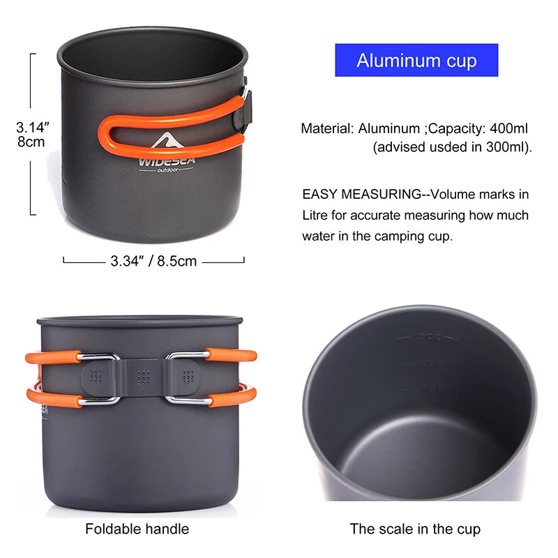 Camping Cookware Set – Portable Outdoor Tableware Kit