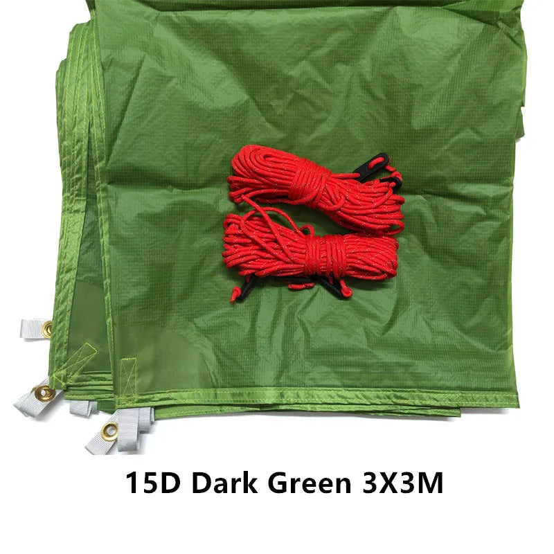 Camping Tent Tarp Waterproof Shelter Protection