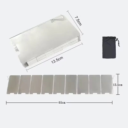 Camping Stove Windscreen – Foldable Wind Protection