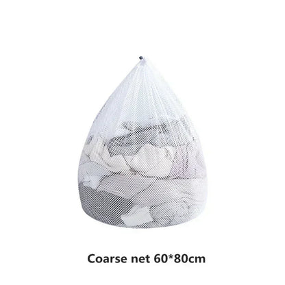 Mesh Laundry Bag Drawstring Large Capacity Organizer