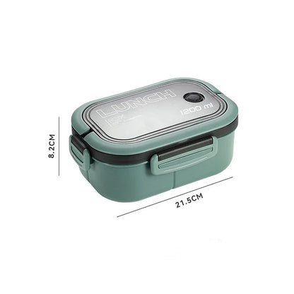 2 Layer Bento Lunch Box Leakproof with Utensils