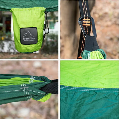Portable Outdoor Hammock for Camping & Hiking Comfort
