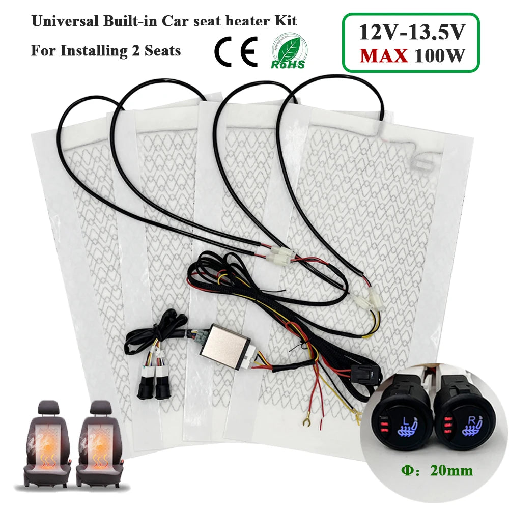 Heated Seat Cushion 12V 3-Level Winter Comfort