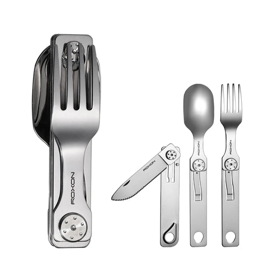 Camping Cutlery Set 3-in-1 – Compact Travel Utensils
