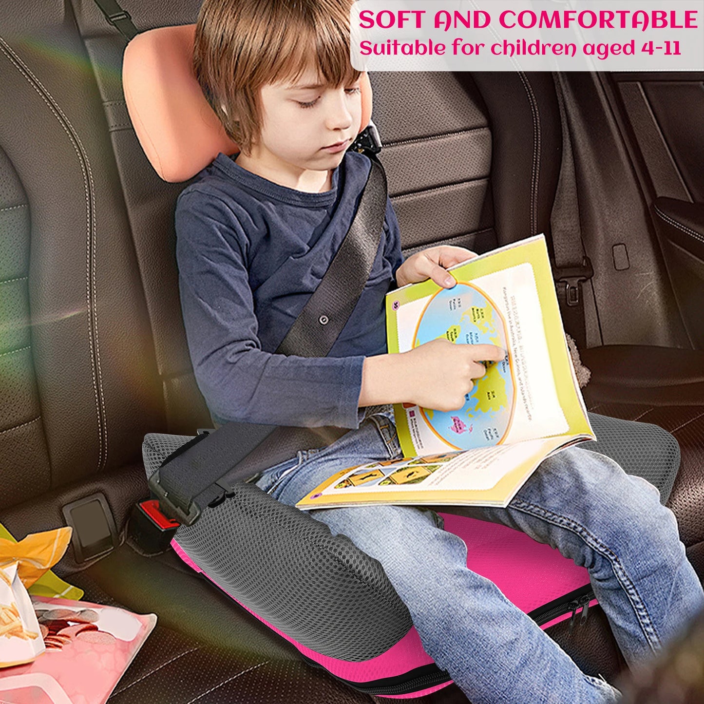 Inflatable Car Booster Seat – Portable Kids Comfort