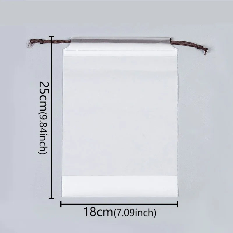 Transparent Drawstring Travel Bag Waterproof & Multipurpose