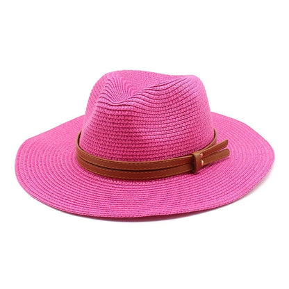 Beach Sun Hat Straw Visor for UV Protection