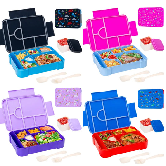 Kids Lunch Box – Leakproof & Microwave Safe Bento Box