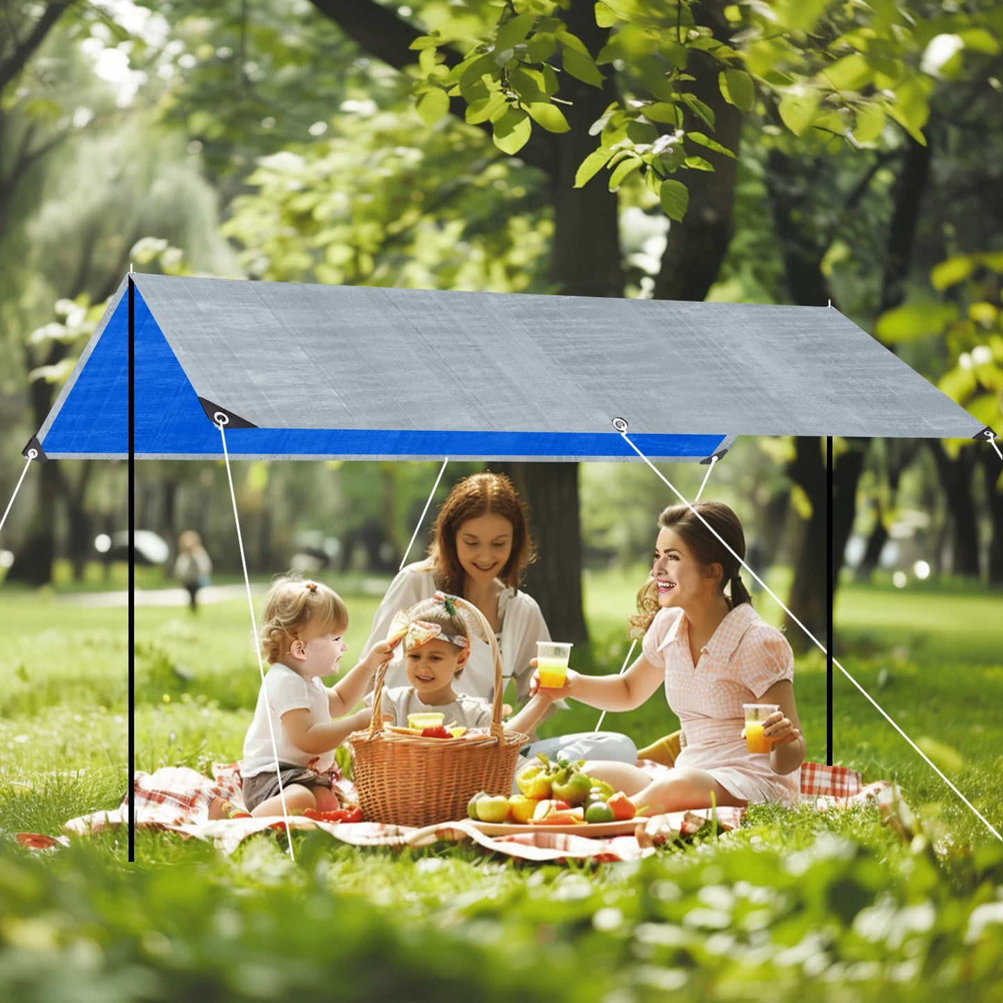 Waterproof Camping Tarp for All-Weather Shelter