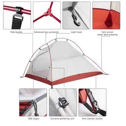 Ultralight Camping Tent 2 Person – Waterproof Backpacking