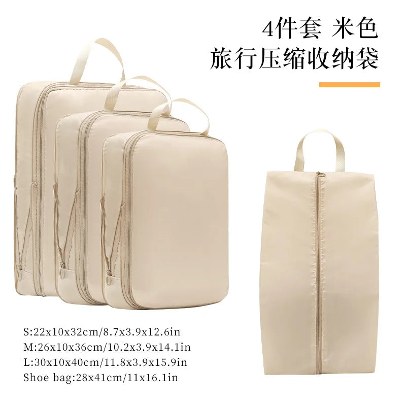 Compression Packing Cubes Set – Maximize Luggage Space