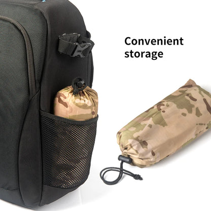 Military Rain Poncho Waterproof Shelter & Backpack Cover