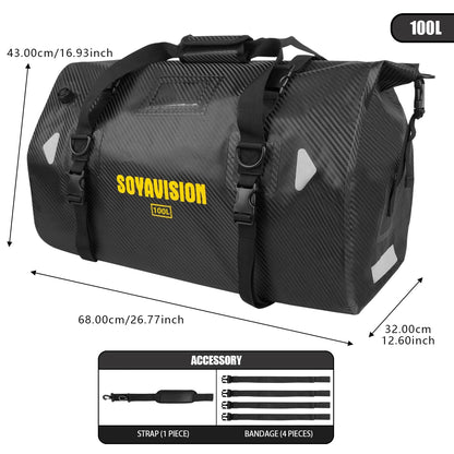Waterproof Dry Bag for Motorcycle Travel Gear Protection