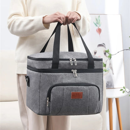 Insulated Lunch Bag Large Capacity Keeps Food Fresh