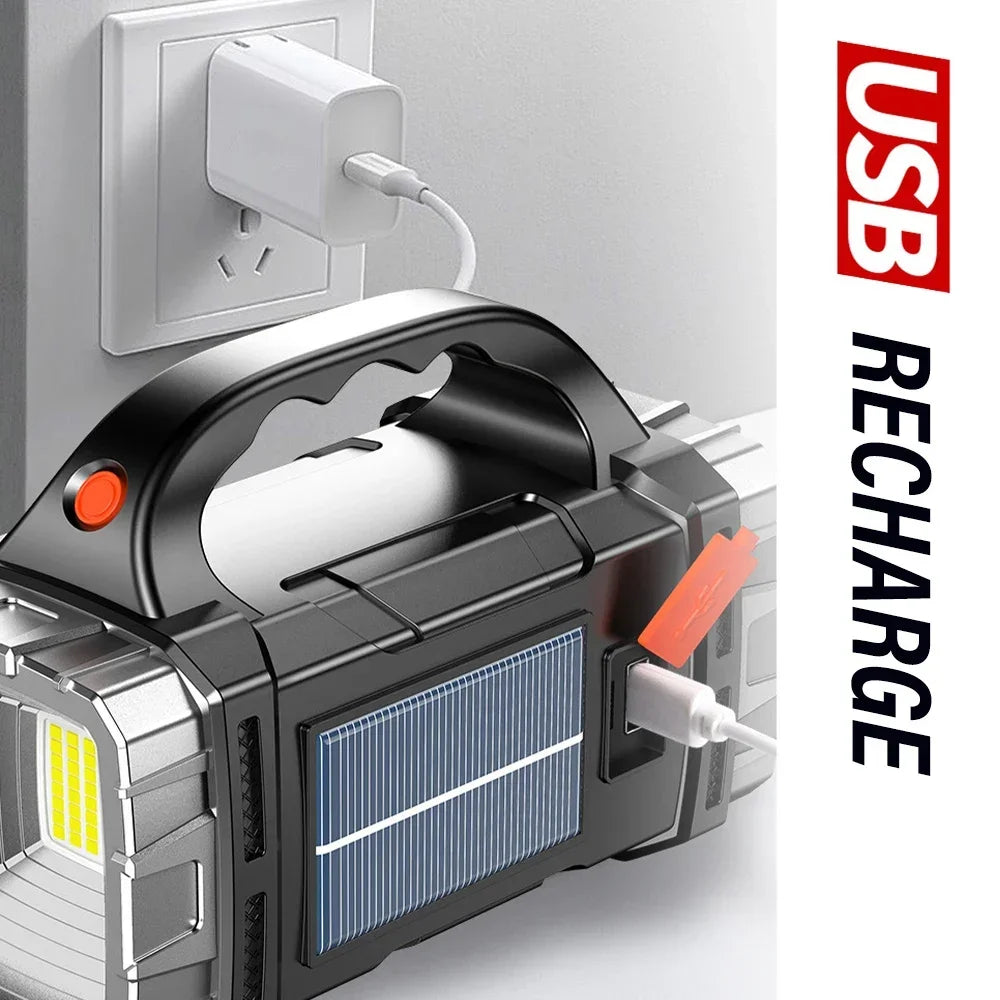 High Power LED Flashlight – Rechargeable Outdoor Light